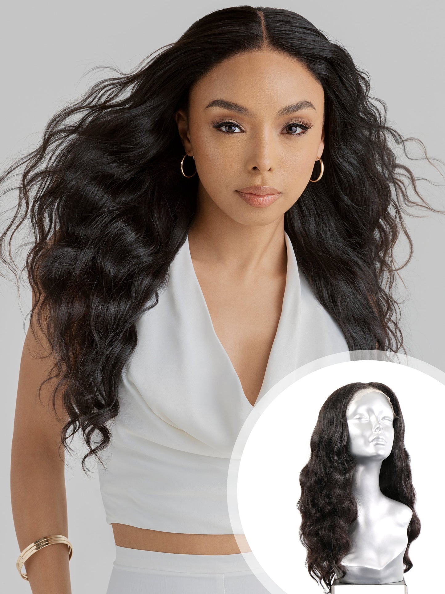 The Sleek Wavy Closure Wig