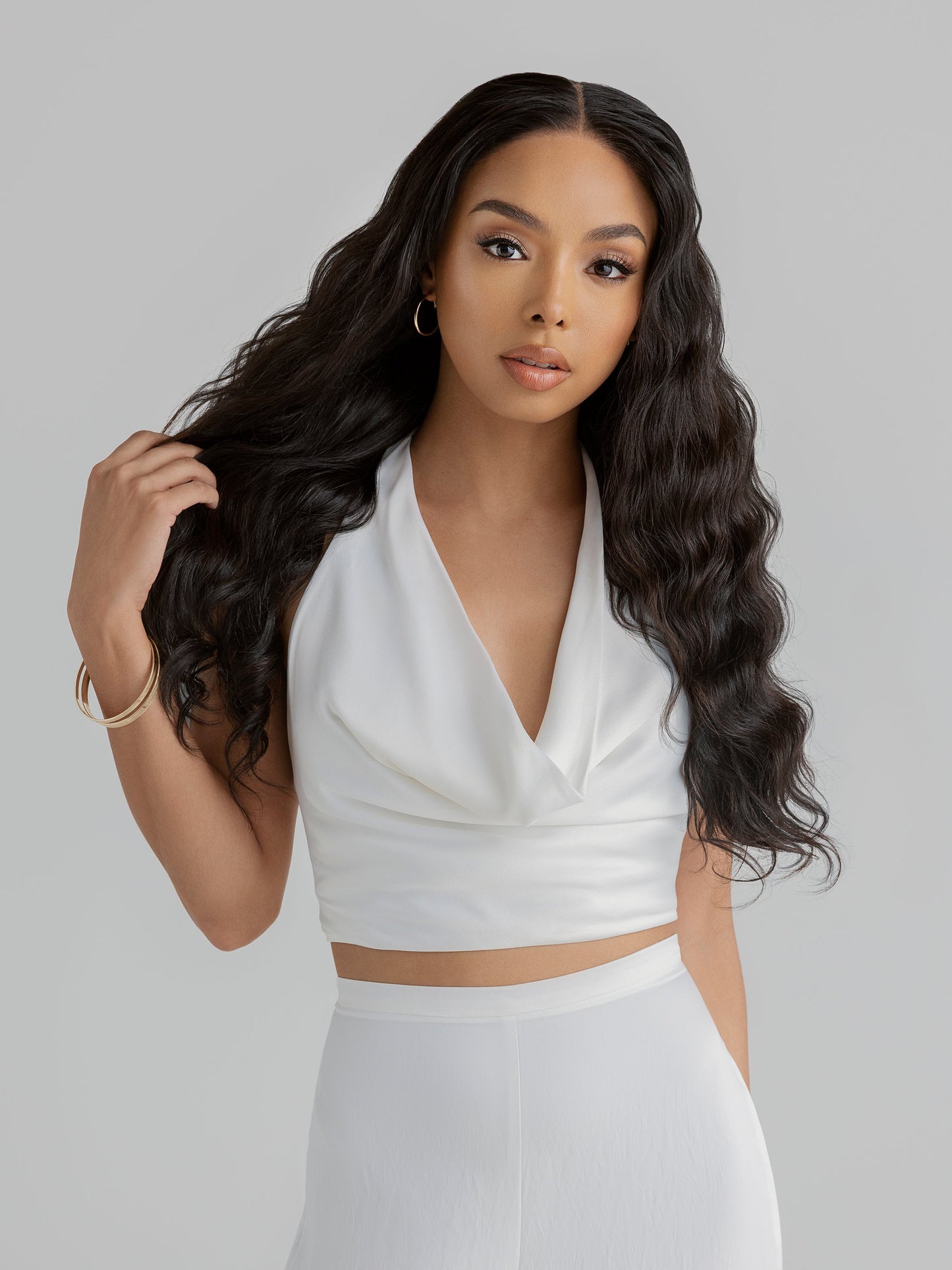 The Sleek Wavy Closure Wig