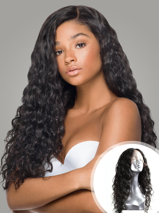 PURE CURLY LACE FRONT WIG